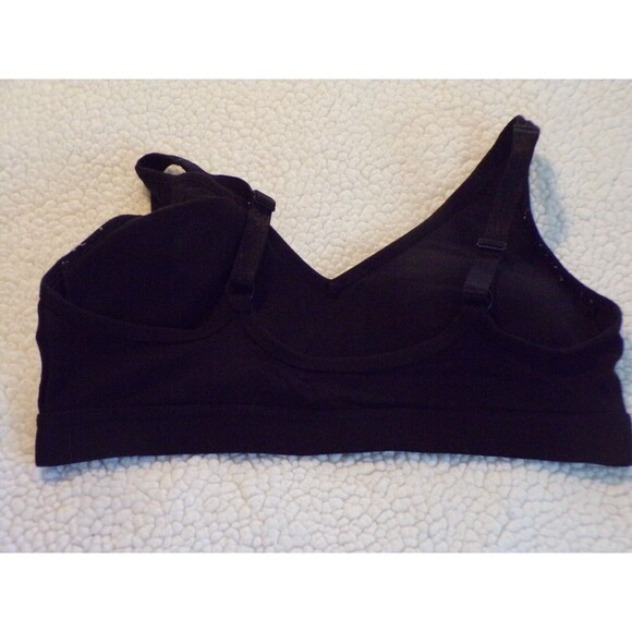 !! FINAL MKDWN Calvin Klein Black Sports Bra Lightly Padded Pull-On - Picture 3 of 3